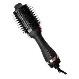 Black and Gold Hair Dryer Brush